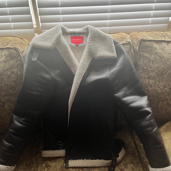 Leather Jacket-Guess - Picture 1 of 4